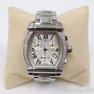 Charriol Colvmbvs 060T2 Chrono Diamond Bezel Swiss Made Quartz Watch - Preowned
