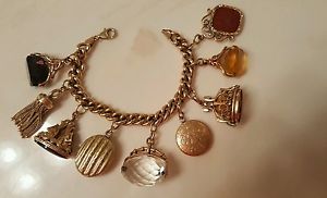 Antique Victorian watch fob bracelet
