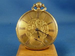 ANTIQUE POCKET WATCH FUSEE18CT SOLID GOLD --GEORGE NEWLANDS KILLMARNOCK C 1840