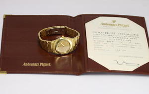 Audemars Piguet Royal Oak 66339/722 Ladies 18K Solid Gold watch Qz 25mm_209871