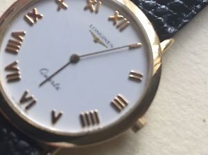 LONGIINES  WATCH UNISEX  18k SOLID. GOLD  IN VERRY GOOD CONDITIONSB