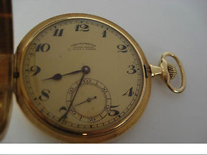 ULYSSE NARDIN LOCLE 18K GOLD 1900's REDUCED