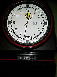 ELEGANTE OROLOGIO FERRARI F1 CON DATARIO ARREDO DA TAVOLO SCRIVANIA AUTO