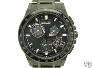 Auth CITIZEN "Attesa"  Titanium World Time BY0095-50E Eco-drive , Men's watch