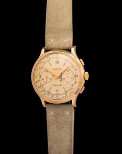 VERY RARE & IMPORTANT EBERHARD & CO OVERSIZED EXTRA-FORT PINK GOLD (14007-180)