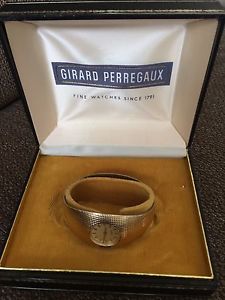 Vintage Ladies Girard Perregaux Watch With Box 10K Gold Filled, 17 Jewels