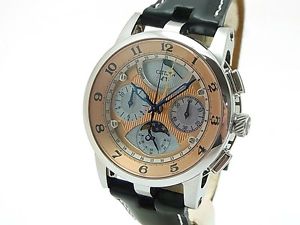 Citizen Campanola Eco Drive CTY57-1072 Chronograph Moon Phase Watch with Box