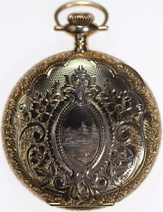 ILLINOIS 14K SOLID GOLD HUNTING CASE POCKET WATCH 19 JEWELS 16 SZ WORKING 107.6G