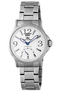Yonger & Bresson Men's YBH 8323-10 M Automatic White Dial Steel Date Watch