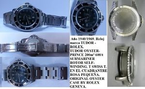 Año 1940/1969. Reloj marca TUDOR - ROLEX. Refer. 7928. Acero brazalete Oyster.