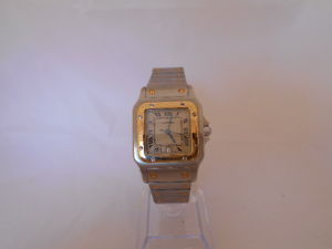 CARTIER SANTOS ORO/ACERO