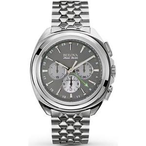 BULOVA HERREN-ARMBANDUHR ARMBAND EDELSTAHL + GEHÄUSE AUTOMATIK 63B187