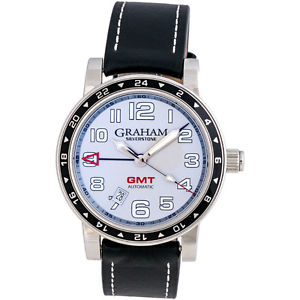 Graham Silverstone Time Zone Montre Hommes - 2TZAS.S01A - MSRP