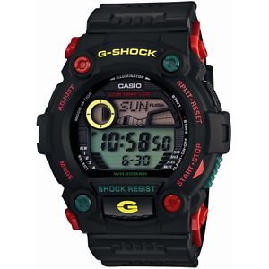 Casio G-Shock Rescue Black Red Green Rastafarian Rasta Men's Watch G7900Rf-1
