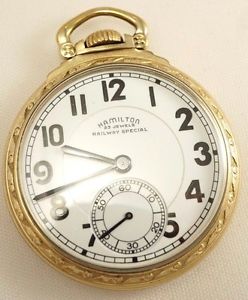Vintage Hamilton Railway Special 23 Jewel 950b circa 1949 Pocket Watch