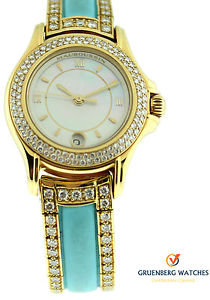 Mauboussin 18k Yellow Gold Diamond Bracelet Watch