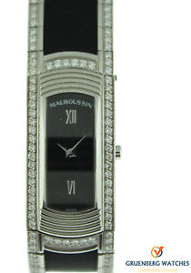 Mauboussin 18k White Gold Diamond Bracelet Watch