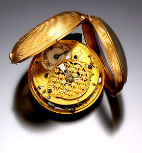 18K Gold Quarter Hour Repeater Toc Hammer Strike Pocket Watch Antique CA1820s