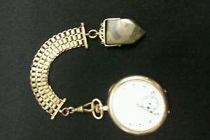 Kingman,AZ. Signed Mine Owners Pocket Watch. Gold Quartz Fob.