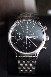 Brand New Maurice Lacroix Chronograph 42mm Stainless Steel Bracelet LC6058