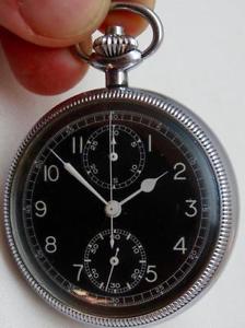 Rare wartime German U-Boat Officer's award Breathing Chrograph pocket watch.MINT