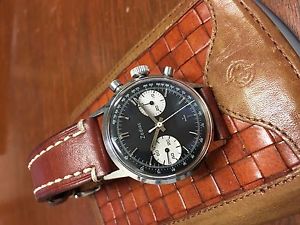 Zodiac Chronograph Reverse Panda Dial - Circa 1960's - Val 7730