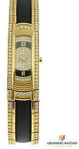 Mauboussin 18k Yellow Gold First Lady Mini Diamond Bracelet Watch