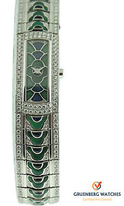 Mauboussin 18k White Gold First Lady Mini Diamond Bracelet Watch