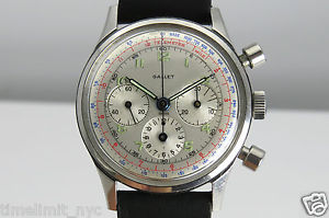 VINTAGE GALLET MULTICHRON OVERSIZED 37MM CHRONOGRAPH EXCELSIOR PARK 40-68