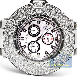 Joe Rodeo Razor Jumbo 10.40 ct Diamond Mens Steel Wrist Watch JROR12