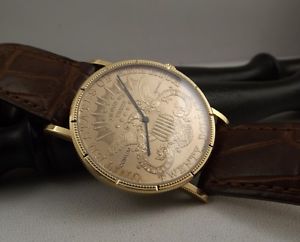 Corum twenty dollars 1899 coin watch 20$ Automatic revised official 2014