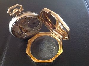 RARE ELGIN OCTAGON 14K POCKET WATCH