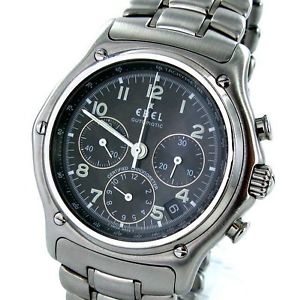 Ebel Le Modulor Chronographe Montre Automatique Pour Homme Acier Réf. E9137240