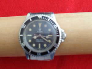 Man's Tudor Stainless Steel Oyster Prince Submariner Watch