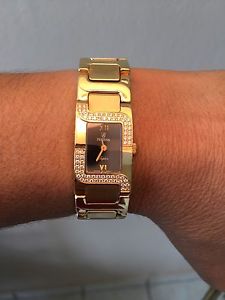 18k Yellow Gold Watch Festina Womens Bracelet