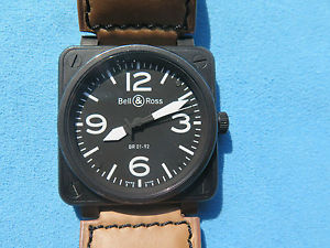 Bell & Ross BR01-92 Wristwatch - 45mm / Black PVD