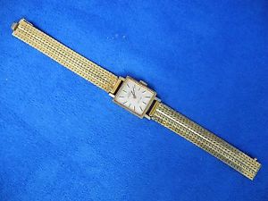 Vintage Ladies 14k Gold Jules Jurgensen  Wrist Watch