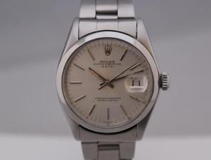 Rolex Date Ref. 1500 Steel automatic vintage with B&P