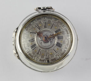 1740 Oignon Klein Copenhague Reloj de bolsillo huso Verge Fusee montre