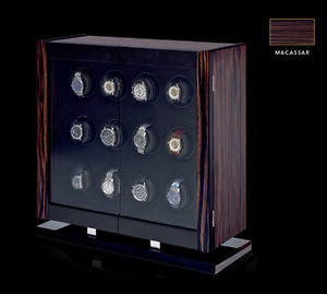 Orbita Premium Watch Winder - Avanti 12 Watch Winder (Macassar/Carbon Fiber, Ped