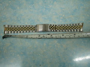 AUTHENTIC RO LEX 6251H TWO TONE 14K JUBILEE DATEJUST WATCH BRACELET BAND 20MM