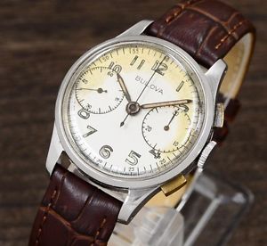 BULOVA mid-size case Baruju 23 equipped with hand-wound original dial 1940