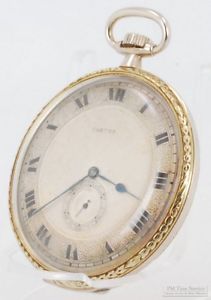 Waltham Riverside Opera Watch, 10 Size, 17 Jewels, 14k white/yellow gold HB case