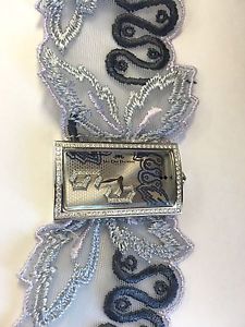 Van Der Bauwede Grey/Lilac Lace 69 Watch with Diamonds