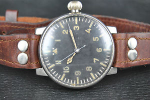 VINTAGE WATCH GERHARD D. WEMPE Beobachtungs-Uhr MILITARY THOMMEN K 31