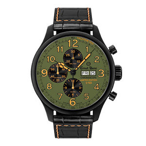 Ernst Benz "Chronoscope-Chronocombat" Limited Edition Watch With OD Green Dial