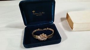 Antique GENEVE Ladies Gold Diamond Saphire Watch By MARK THE JEWLER 28 Gr 14k