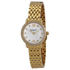 Frederique Constant Slim Line Yellow Gold-plated Ladies Watch 200WHDSD5B