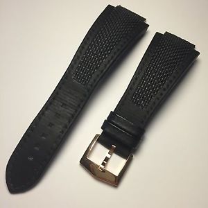 OEM Original Harry Winston Strap & Rose Gold Clasp 28mm fits Ocean Triple