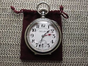 Vintage Antique 1905 Hamilton 946 18S 23J Adjusted 5 Position Display Case